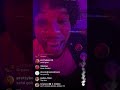 Tory lanez makes an 80s song with his fans on Instagram live
