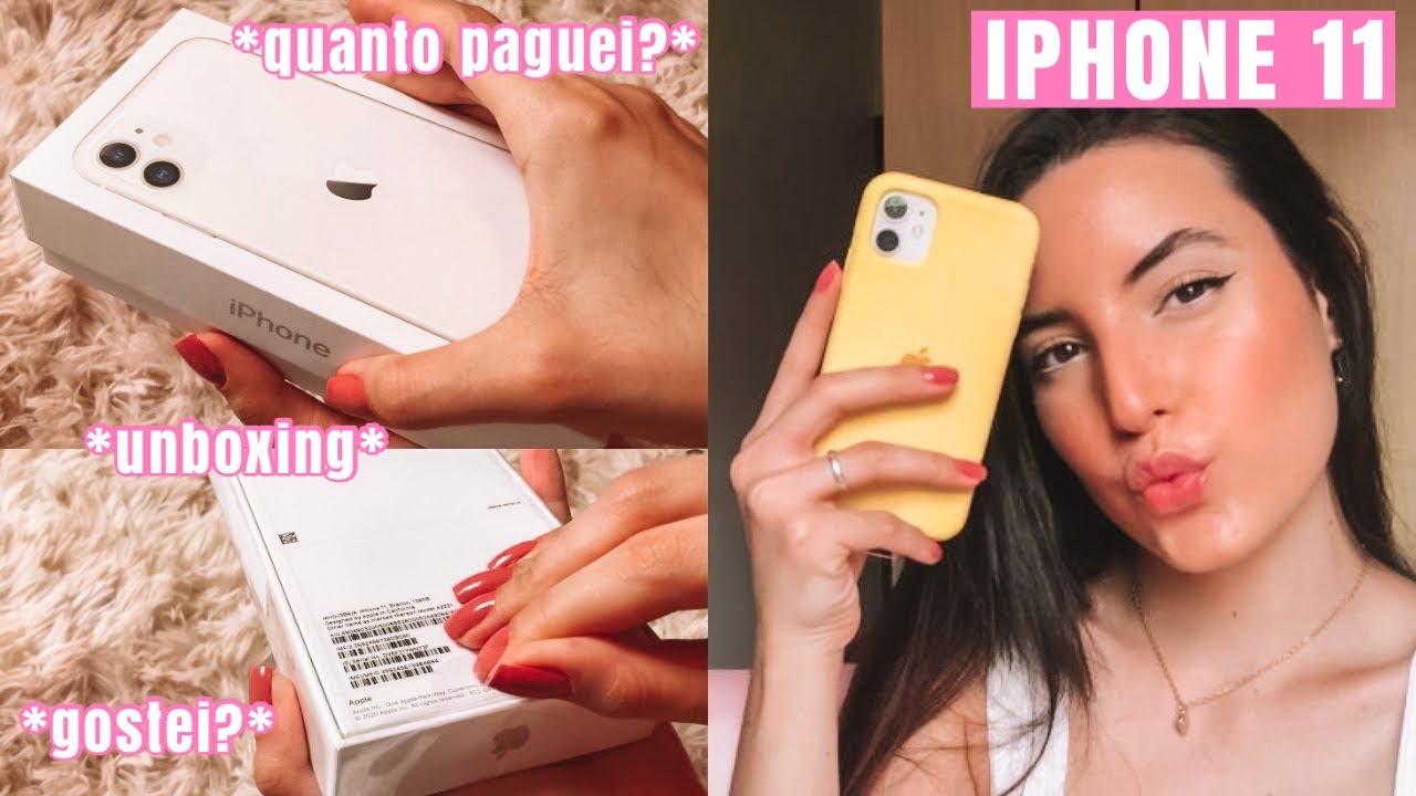 COMPREI UM IPHONE 11📱✨ (unboxing + preço + primeiras impressões) | Letícia Costa