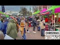 London Christmas Portobello Road Market to Notting Hill Gate - London christmas Walk [4K HDR]