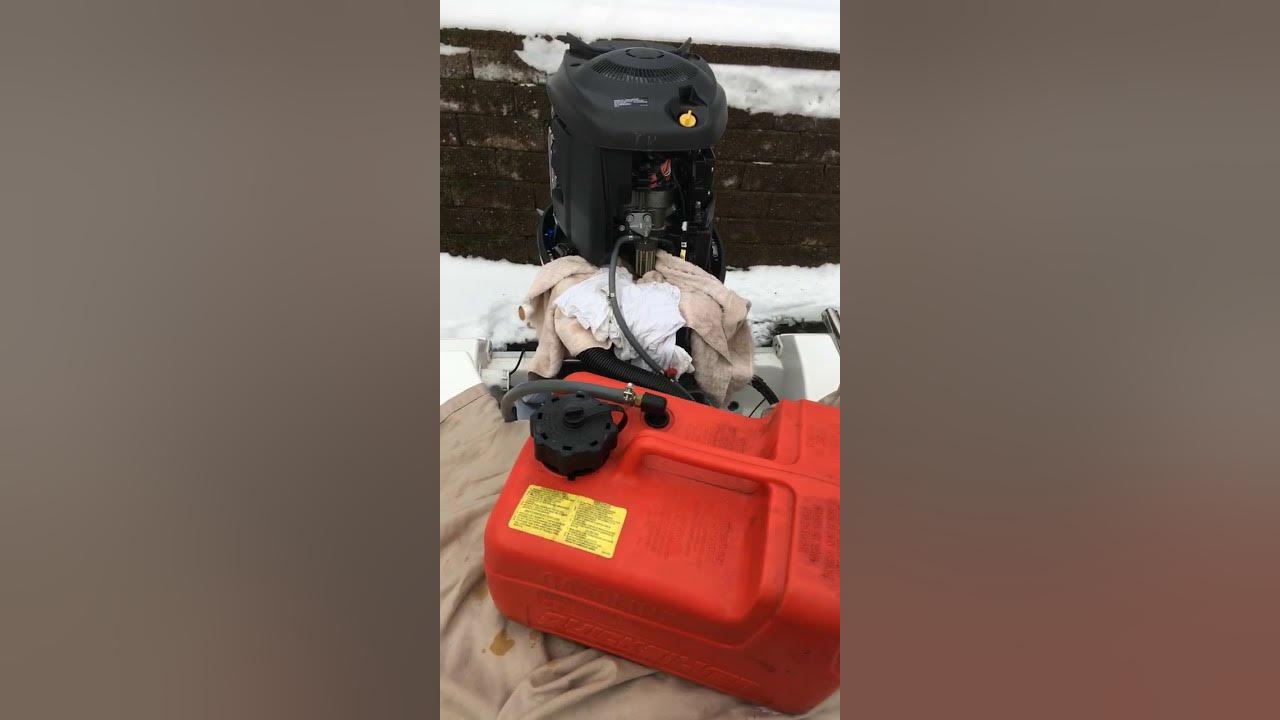 (No expensive Yamalube required ) How to winterize a four stroke