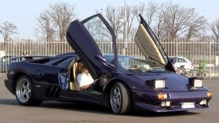 Modified Lamborghini Diablo VT V12 Engine SOUND