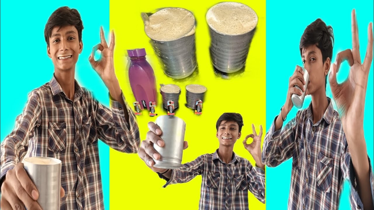 How To Make Cold Coffee🤤 Cold Coffee Kaise Banaye Iced Coffee