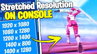 *NEW* How To Get Stretched Resolution On CONSOLE | PS4 + XBOX (Fortnite)