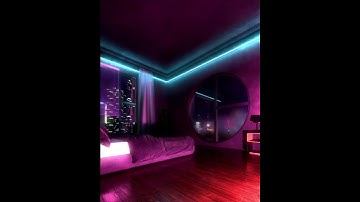 Night Room Animation in Blender and Davinci Resolve