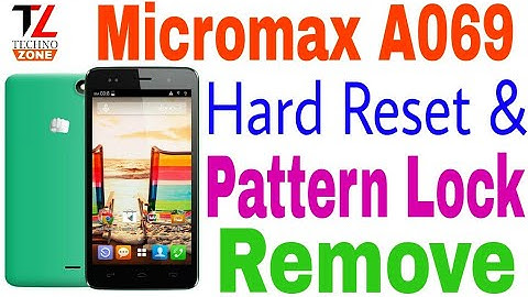 Micromax Bolt A069 Hard reset