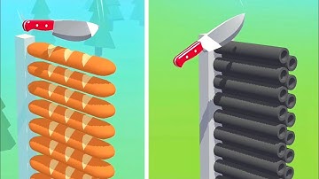 Slice It All Gameplay! Satisfying and Relaxing ASMR Slicing Video