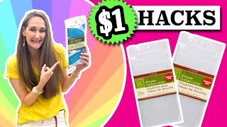 GRAB $1 SHOWER CURTAINS FROM THE DOLLAR STORE FOR THESE AWESOME HACKS!  Dollar Tree DIYs