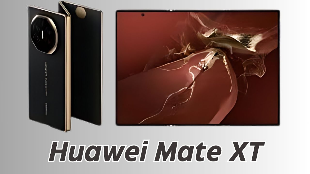 Huawei Tri-Fold Phone Design Mate XT Ultimate First Look | Huawei Foldable Phone 2024