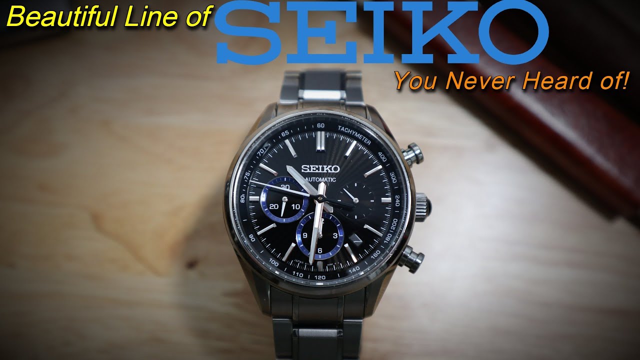 Seiko SDGZ019 BRIGHTZ Automatic Chronograph 8R48 Titanium Textured Dial  SDGZ017 SDGZ015 SDGZ013 - YouTube