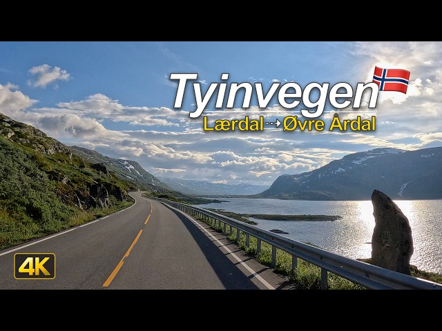 Norway Mountain Road 🇳🇴 | Driving Lærdal to Øvre Årdal via Tyinvegen