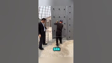 Xây Dựng Bằng Ván Khuôn Cố Định Và Lưới Cốt Thép #shorts