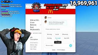 KreekCraft fills out a job application...
