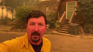 Like being in HELL, Oregon wildland fire live