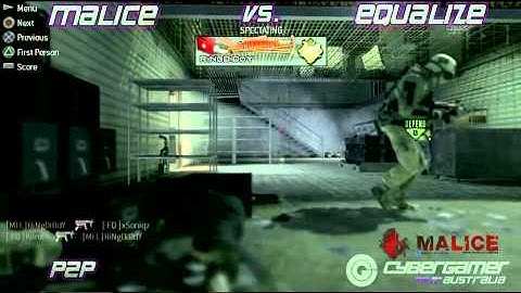 PS3 MW2 P2P: MALICE v EQUALIZE | Round 1