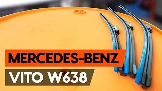 Como substituir Escova limpa-vidros MERCEDES-BENZ SLK (R170) - vídeo guia