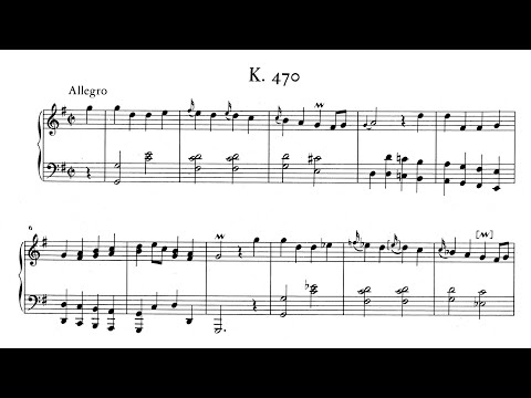 Scarlatti: Keyboard Sonata in G major, K.470 - YouTube