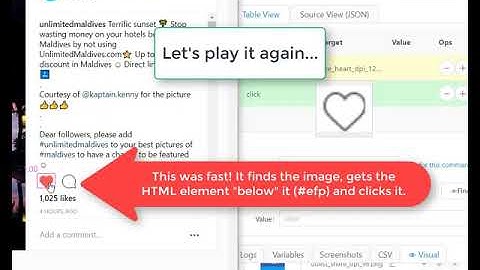 RPA Software Docs: How to use Visual UI Testing and elementFromPoint (#efp) to click on an image