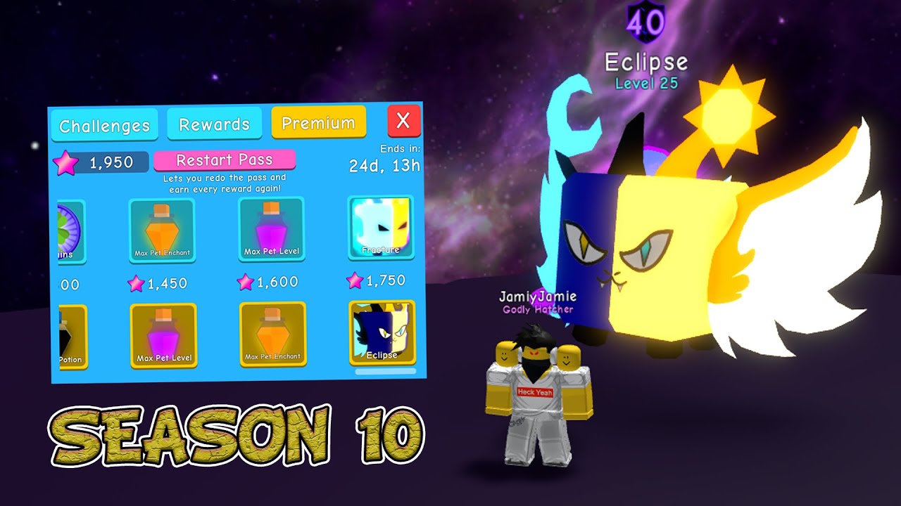 UNLOCKING THE SEASON 10 BUBBLE PASS IN BUBBLE GUM SIMULATOR!