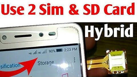 Hybrid SIM Slot Adapter use both SIM and micro SD card Any Hybrid Devices | Hindi