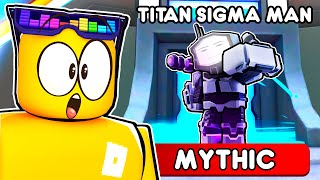 Unlocking Titan Sigma Man In Toilet Tower Defense