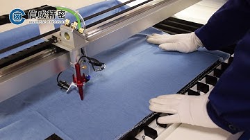 Co2 Laser Engraver and Cutter Machine Fabric Cutting Demo