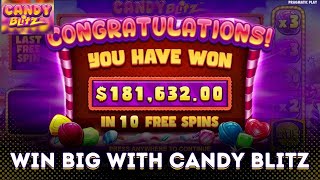 Candy Blitz Slot Review BIG WIN 🍭 New Slot Machines 2023 🍭 New Pragmatic Slot Big Win 🍭 #jackpot screenshot 2