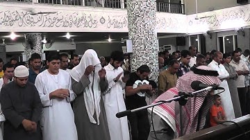 الشيخ ايمن الصوص-صلاة القيام ليلة 27 سورة الصافات الركعه الاولى والثانية