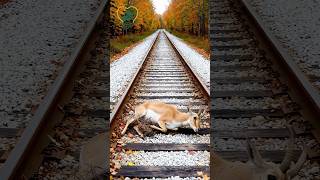 Animal Rescue – Man Saves Antelope Seconds Before Train Collision| Unspoken Rescues