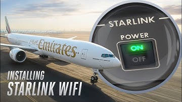 Installing Ultra-Fast Starlink WiFi Onboard | Emirates