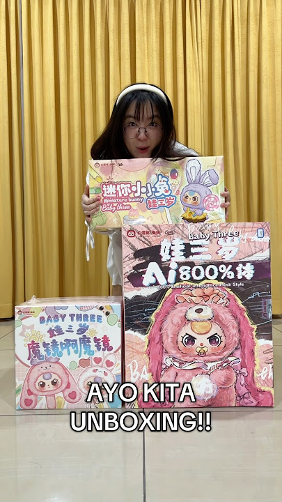 UNBOXING BLIND BOX BABY THREE DOLL!!! KEREN BNGT BSA NGOMONG! #shorts #itsmeissie