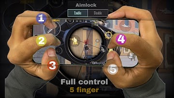 5 finger settings and sensitivity most awaited video 😍 | PUBG MOBILE الاعدادات وحساسية 5 اصابع