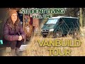 Student Living in Turbo diesel Sprinter. (Full Time) Van Tour