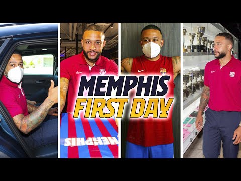 🦁 MEMPHIS DEPAY: HIS FIRST DAY AT BARÇA