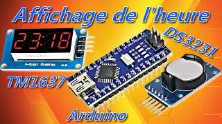 Arduino #58 affichage de l'heure sur un écran tm1637 avec un module horloge ds3231, tuto en français screenshot 5