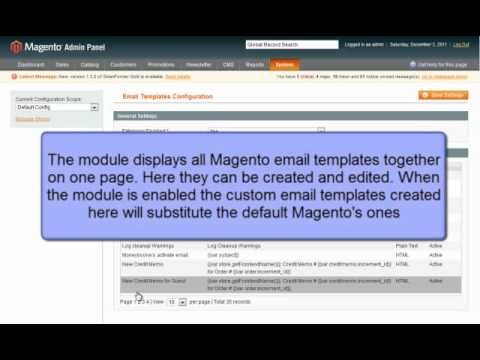 Magento Email Templates Manager