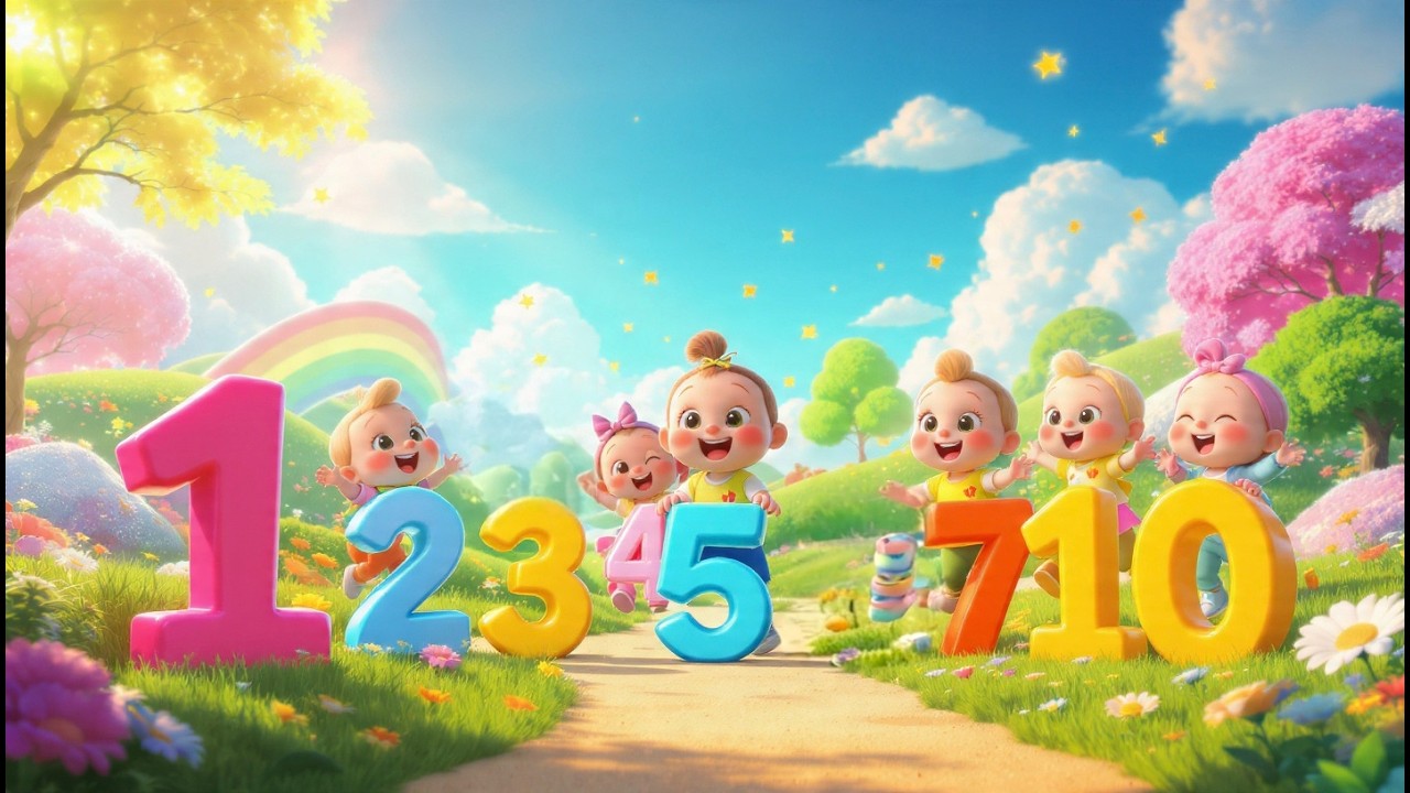 Learn 1 To 10 Counting Sing Along Numbers Fun for Baby's | Littles ...