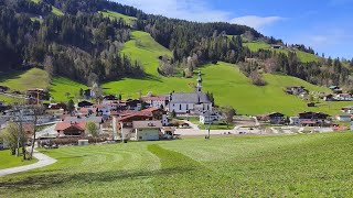 Oberau Wildschönau in Spring ASMR - Tyrol, Austria • Virtual Walking Tour in 4K screenshot 4