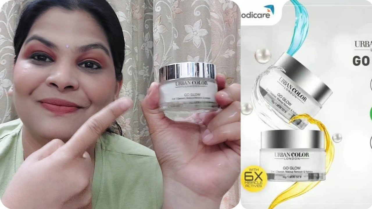 Modicare Urban Color GO GLOW 3 In 1 Cleanser, Makeup Remover & Hydrator 45g