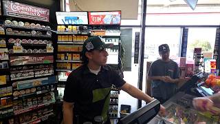Flames Works At 711 For A Full Day..