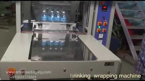 Amar Packaging Inc- Semi Automatic Web Sealer with Shrink Wrapping Machine
