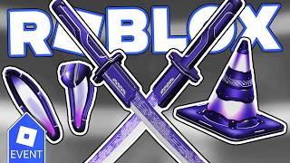 [EVENT] How to get the SHOWDOWN BUNNY EARS, TRAFFIC CONE & SWORDPACK in THE BLOCK | Roblox