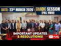 GHADC Session 23rd March 2026 Recorded Live Uncut