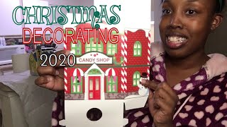 Christmas decorating// Come decorate with me// dollar tree decorations//2020