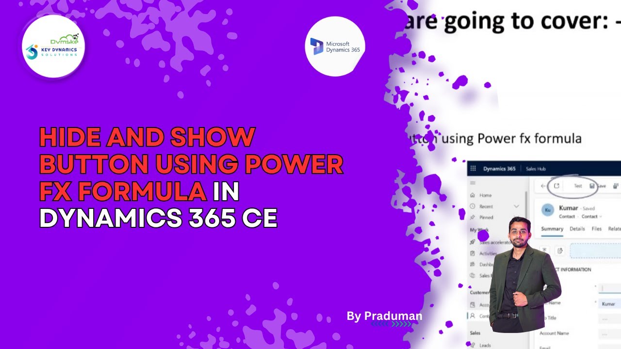 Hide & Show Buttons in Dynamics 365 CE Using Power Fx | No Code ...