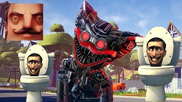 Hello Neighbor - My New Neighbor Huggy Wuggy Robot Act 4 Final Gameplay Walkthrough