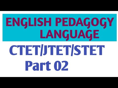 English Pedagogy Language MCQ part 02 CTET/JTET/STET and teacher exams ...