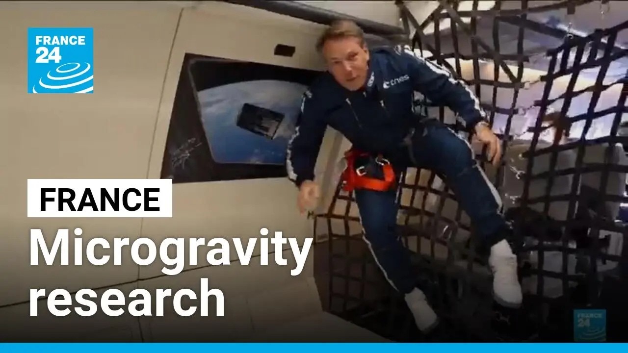 France: Scientists conduct microgravity experiments on parabolic flights • FRANCE 24 English