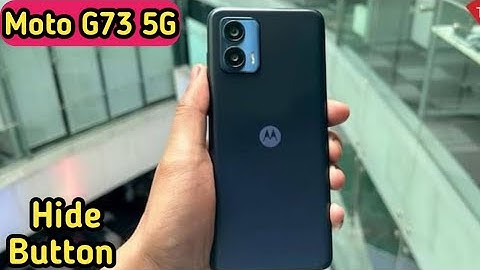 Back Button Setting In Moto G73 5G, Hide Navigation Gesture Bar Setting In Moto G73 5G,