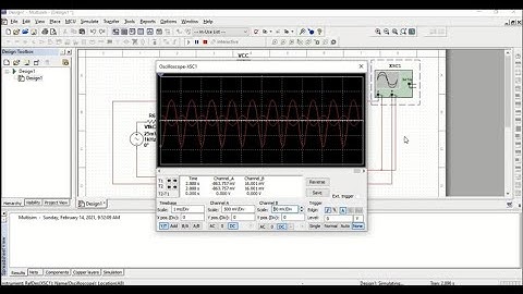 Multisim Tutorial 1: Input vs Output of Common Emitter Amplifier using Multisim tool.