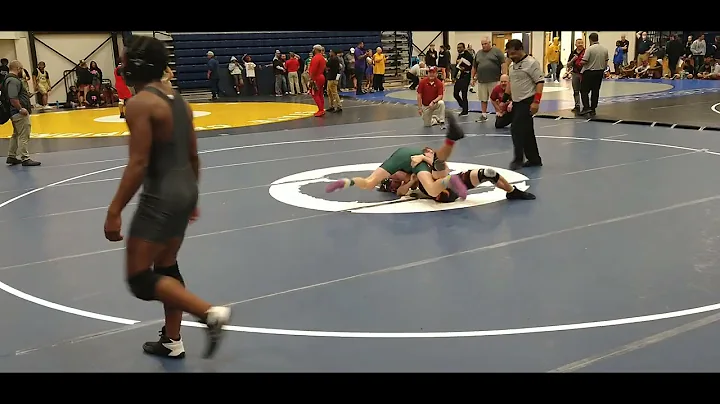 Demons Wrestling sectionals 2022 Caleb Thacker rou...